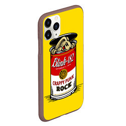 Чехол iPhone 11 Pro матовый Blink-182: Crappy punk rock, цвет: 3D-коричневый — фото 2