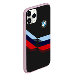 Чехол iPhone 11 Pro матовый Бмв Bmw Black, цвет: 3D-розовый — фото 2