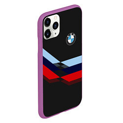 Чехол iPhone 11 Pro матовый Бмв Bmw Black, цвет: 3D-фиолетовый — фото 2