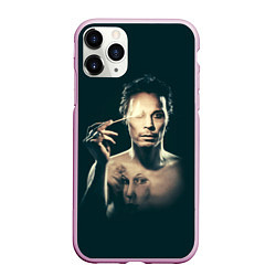 Чехол iPhone 11 Pro матовый HIM, цвет: 3D-розовый