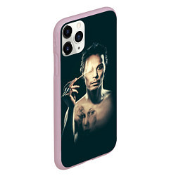 Чехол iPhone 11 Pro матовый HIM, цвет: 3D-розовый — фото 2