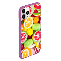 Чехол iPhone 11 Pro матовый Candy Summer, цвет: 3D-фиолетовый — фото 2