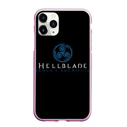 Чехол iPhone 11 Pro матовый HellBlade, цвет: 3D-розовый