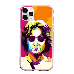 Чехол iPhone 11 Pro матовый Джон Леннон: фан-арт