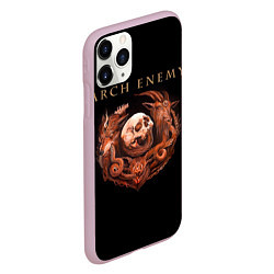 Чехол iPhone 11 Pro матовый Arch Enemy: Kingdom, цвет: 3D-розовый — фото 2