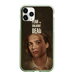 Чехол iPhone 11 Pro матовый FtWD: Nick Clark, цвет: 3D-салатовый