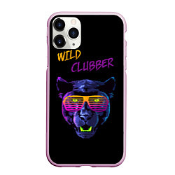 Чехол iPhone 11 Pro матовый Wild Clubber, цвет: 3D-розовый