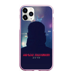 Чехол iPhone 11 Pro матовый BR 2049: Shadow man, цвет: 3D-розовый