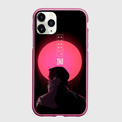 Чехол iPhone 11 Pro матовый Blade Runner: Acid sun, цвет: 3D-малиновый