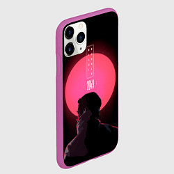 Чехол iPhone 11 Pro матовый Blade Runner: Acid sun, цвет: 3D-фиолетовый — фото 2