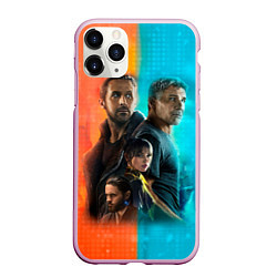 Чехол iPhone 11 Pro матовый Blade Runner Heroes, цвет: 3D-розовый