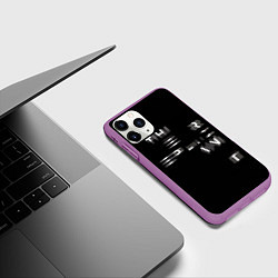 Чехол iPhone 11 Pro матовый Epic Runner, цвет: 3D-фиолетовый — фото 2