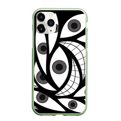 Чехол iPhone 11 Pro матовый Alchemist Eyes, цвет: 3D-салатовый