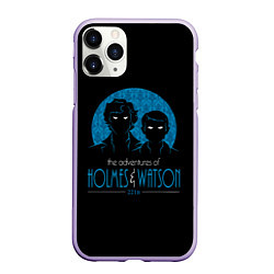 Чехол iPhone 11 Pro матовый Холмс и Ватсон 221B
