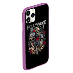 Чехол iPhone 11 Pro матовый Day of the Dead, HU, цвет: 3D-фиолетовый — фото 2