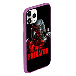 Чехол iPhone 11 Pro матовый Iron Predator, цвет: 3D-фиолетовый — фото 2