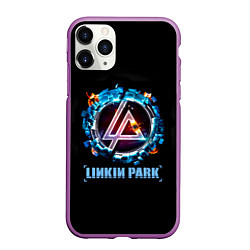 Чехол iPhone 11 Pro матовый Linkin Park: Engine