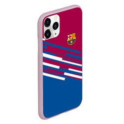 Чехол iPhone 11 Pro матовый Barcelona FC: Sport Line 2018, цвет: 3D-розовый — фото 2