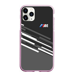 Чехол iPhone 11 Pro матовый BMW: Sport Line, цвет: 3D-розовый