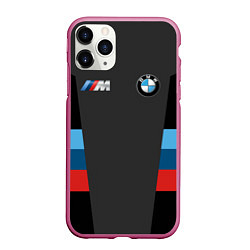 Чехол iPhone 11 Pro матовый BMW 2018 Sport, цвет: 3D-малиновый