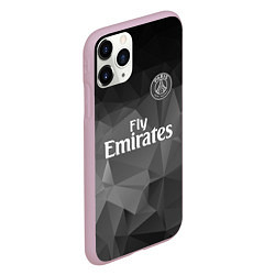 Чехол iPhone 11 Pro матовый PSG FC: Polygons 2018, цвет: 3D-розовый — фото 2