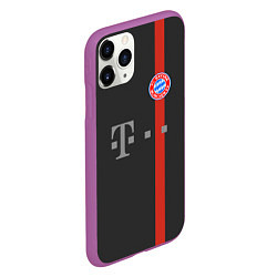 Чехол iPhone 11 Pro матовый Bayern FC: Black 2018, цвет: 3D-фиолетовый — фото 2