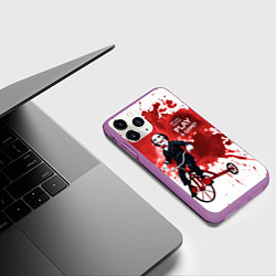Чехол iPhone 11 Pro матовый Play a game?, цвет: 3D-фиолетовый — фото 2