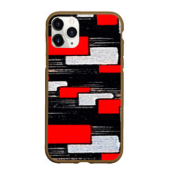 Чехол iPhone 11 Pro матовый Необычная текстура, цвет: 3D-коричневый