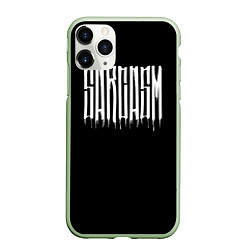 Чехол iPhone 11 Pro матовый Sarcasm, цвет: 3D-салатовый