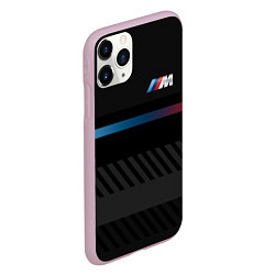 Чехол iPhone 11 Pro матовый BMW: Brand Lines, цвет: 3D-розовый — фото 2