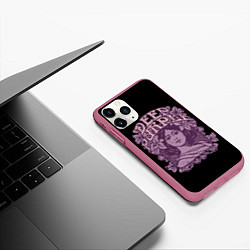 Чехол iPhone 11 Pro матовый Deep Purple, цвет: 3D-малиновый — фото 2