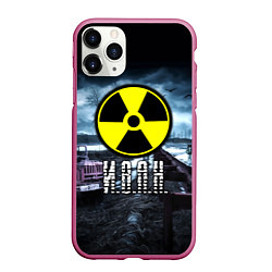 Чехол iPhone 11 Pro матовый S.T.A.L.K.E.R: Иван, цвет: 3D-малиновый