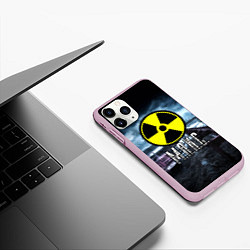 Чехол iPhone 11 Pro матовый S.T.A.L.K.E.R: Макс, цвет: 3D-розовый — фото 2