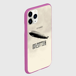 Чехол iPhone 11 Pro матовый Led Zeppelin: Fly, цвет: 3D-фиолетовый — фото 2