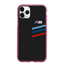 Чехол iPhone 11 Pro матовый BMW: M Tricolor Sport