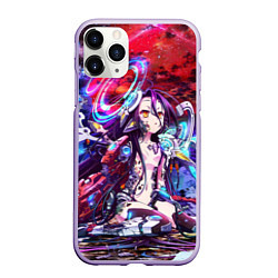 Чехол iPhone 11 Pro матовый No Game No Life Zero, цвет: 3D-светло-сиреневый