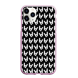 Чехол iPhone 11 Pro матовый 21 Pilots: White Pattern, цвет: 3D-розовый