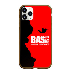 Чехол iPhone 11 Pro матовый Base Jumping: B&R