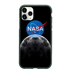 Чехол iPhone 11 Pro матовый NASA: Moon Rise