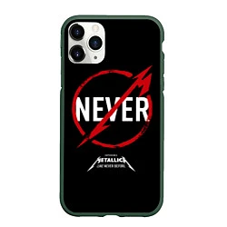 Чехол iPhone 11 Pro матовый Metallica: Like Never Before, цвет: 3D-темно-зеленый