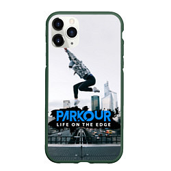 Чехол iPhone 11 Pro матовый Parkour: Life on the edge