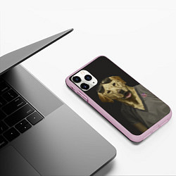 Чехол iPhone 11 Pro матовый Mr Peanutbutter, цвет: 3D-розовый — фото 2