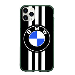 Чехол iPhone 11 Pro матовый BMW: White Strips