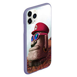 Чехол iPhone 11 Pro матовый Super Mario: A Thing, цвет: 3D-серый — фото 2