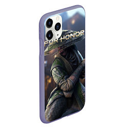Чехол iPhone 11 Pro матовый For Honor: Asia, цвет: 3D-серый — фото 2