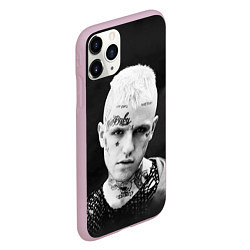 Чехол iPhone 11 Pro матовый Lil Peep: Black Edition, цвет: 3D-розовый — фото 2