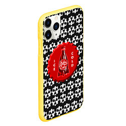 Чехол iPhone 11 Pro матовый Ice Cold Cola, цвет: 3D-желтый — фото 2