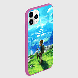 Чехол iPhone 11 Pro матовый Z-Link, цвет: 3D-фиолетовый — фото 2