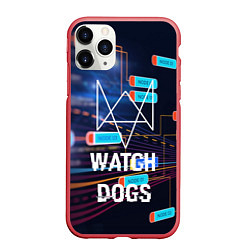 Чехол iPhone 11 Pro матовый Watch Dogs