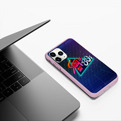 Чехол iPhone 11 Pro матовый Stay in the 80s, цвет: 3D-розовый — фото 2